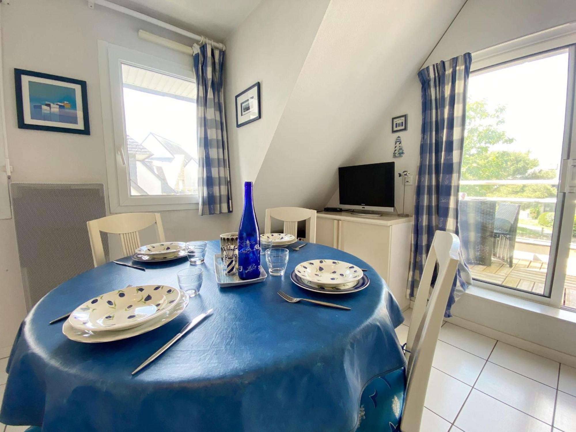 Gaelle - Studio Balcon, Proche Ty Bihan - Ud68 كارناك الغرفة الصورة