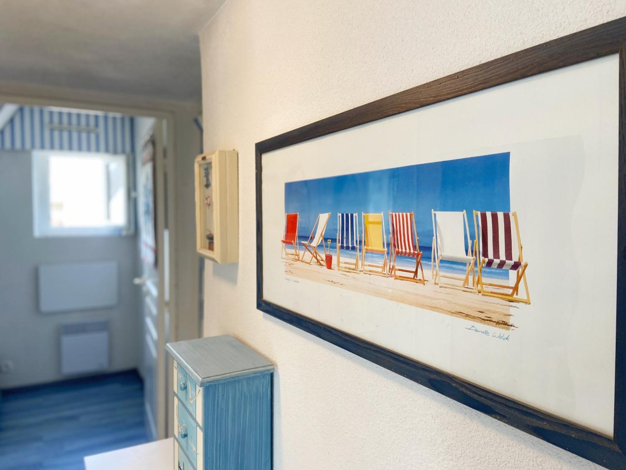 Gaelle - Studio Balcon, Proche Ty Bihan - Ud68 كارناك الغرفة الصورة