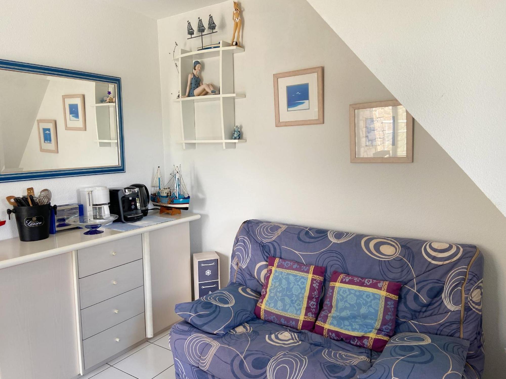 Gaelle - Studio Balcon, Proche Ty Bihan - Ud68 كارناك الغرفة الصورة