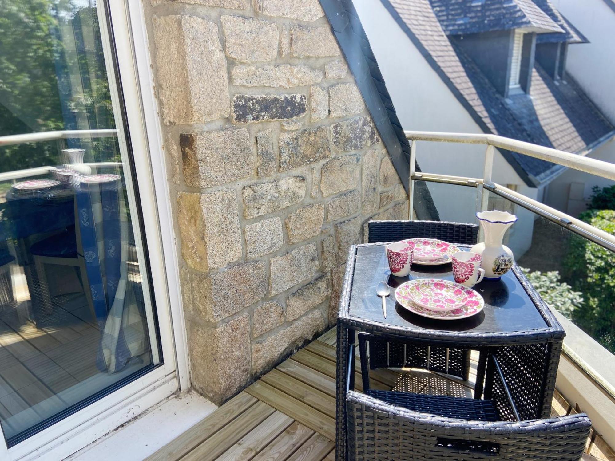Gaelle - Studio Balcon, Proche Ty Bihan - Ud68 كارناك الغرفة الصورة